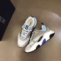 DIOR B22 SNEAKER WHITE BLUE – I017