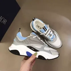DIOR B22 SNEAKER WHITE BLUE – I017