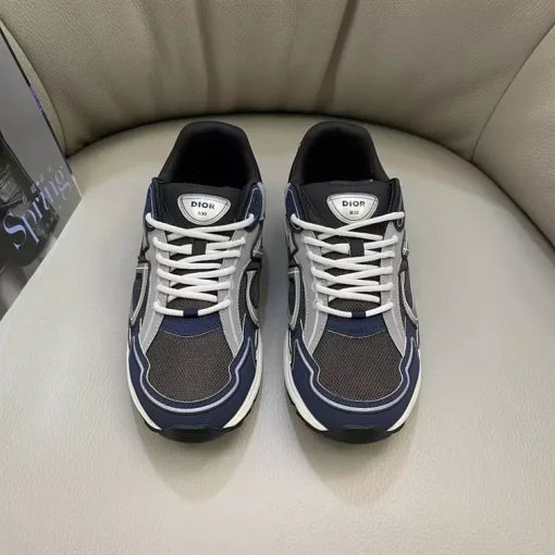 DIOR B30 SNEAKER BLUE MESH AND TECHNICAL FABRIC – I007