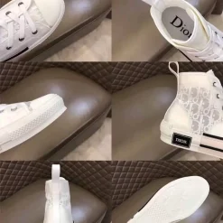 DIOR LIMITED EDITION “B23” HIGH-TOP DIOR OBLIQUE SNEAKER – I124