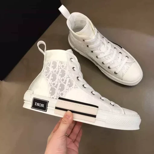 DIOR LIMITED EDITION “B23” HIGH-TOP DIOR OBLIQUE SNEAKER – I124