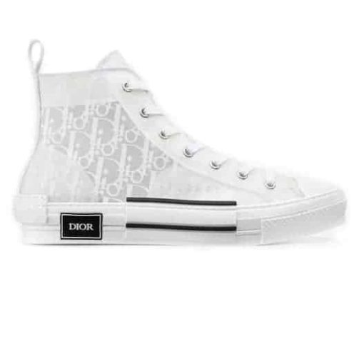 DIOR LIMITED EDITION “B23” HIGH-TOP DIOR OBLIQUE SNEAKER – I124